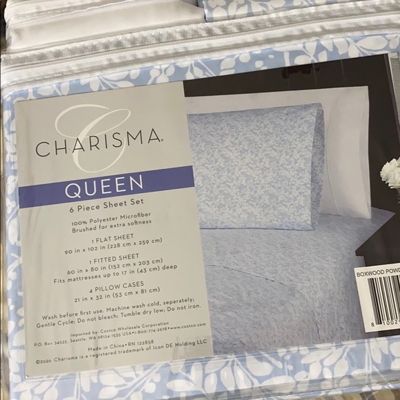 Charisma Bedding Charisma 6 Piece Sheet Set Queen Size Nwt Poshmark